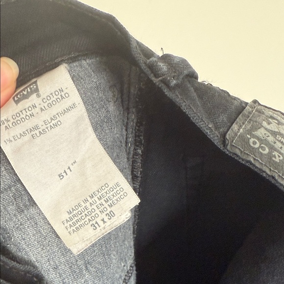 Levi’s 511 Classic Black Men's Jeans ( size 31/30) - Picture 6 of 9